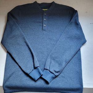 Chubbies Wanderers Club Men's Henley Fleece Sweatshirt Size Small